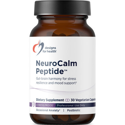 Designs for Health Introduces NeuroCalm Peptide™ to Support Gut-Brain Harmony and Stress Resilience