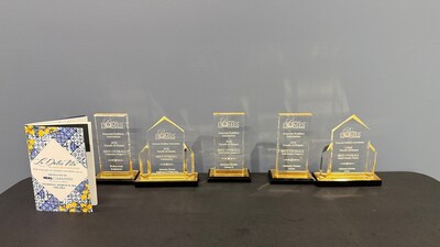 Mattamy Homes award trophies (CNW Group/Mattamy Homes Limited)