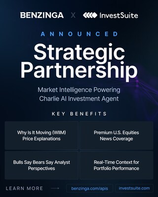 Benzinga x InvestSuite Benzinga x InvestSuite