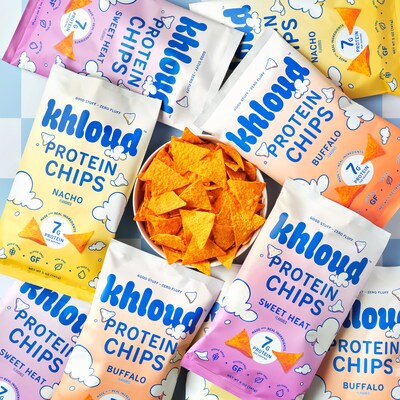 Khloud Protein Chips deliver 7g of protein per serving and are made with ingredients you can pronounce, including non-GMO real corn masa and avocado oil.
