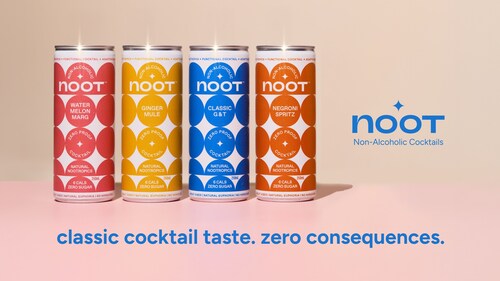 Noot is a non-alcoholic cocktail brand creating ready-to-drink versions of classic cocktails, delivering the full flavor and experience without the alcohol. Powered by its proprietary NootBuzz™ blend of nootropics and natural botanicals, Noot offers a functional, feel-good alternative for modern consumers.