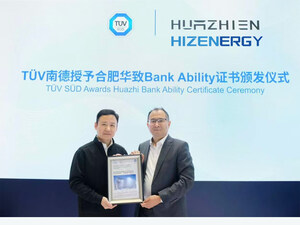 HIZENERGY Obtains TÜV SÜD Bankability Assessment, Solidifying Global Financing and Deployment Foundation for Energy Storage Projects