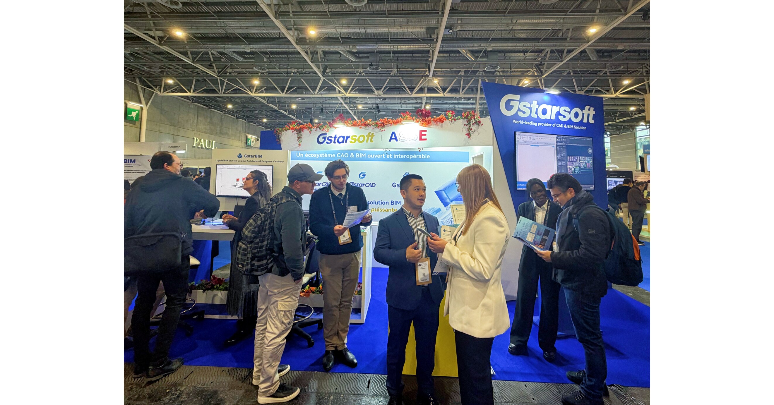 Gstarsoft pr&eacute;sente ses solutions int&eacute;gr&eacute;es CAO et BIM au BIM World Paris 2026