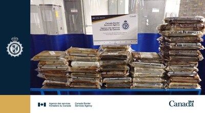 Les agents de l'ASFC saisissent 86,9 kg de cocaïne au point d'entrée de Coutts en Alberta