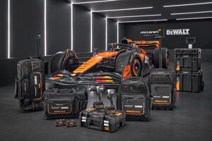 Na FEICON 2026, DEWALT destaca ferramentas desenvolvidas em parceria com a McLaren