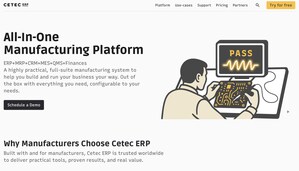 Cetec ERP Launches New Website Focused on Practical Manufacturing ERP and Flexible Implementation