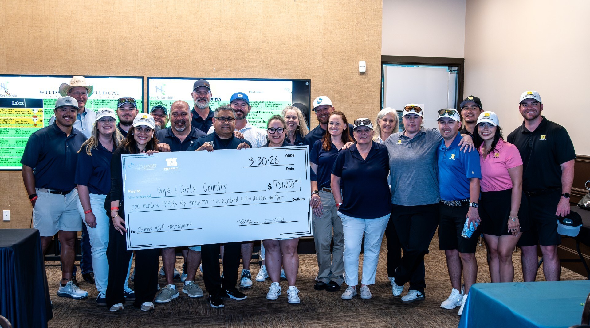Oak Harvest Financial Group and Tube Supply Host Sold-Out 3rd Annual Charity Golf Tournament, Raising $136,250 for Boys & Girls Country