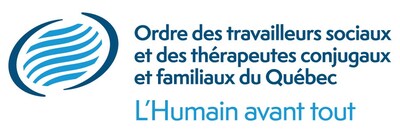 Logo de l'Ordre des travailleurs sociaux et des thérapeutes conjugaux et familiaux du Québec. (Groupe CNW/Ordre des travailleurs sociaux et des thérapeutes conjugaux et familiaux du Québec)