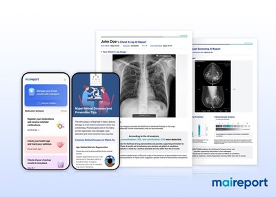 maiReport — Healthcare App for Patients