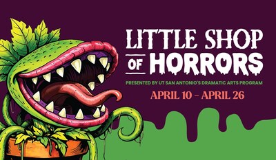 UT San Antonio’s Dramatic Arts Program debuts its inaugural stage production: the cult-classic musical The Little Shop of Horrors.
