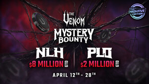 ACR Poker Unleashes More Than $1.8 Million In Seats To Dual Mystery Bounty Venoms - Special High Five Edition