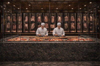Rendering of Noble 33's upcoming restaurant at Rosewood Residences Beverly Hills (Credit: Noble 33)