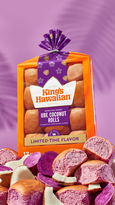 King's Hawaiian Ube Coconut Rolls King's Hawaiian Ube Coconut Rolls
