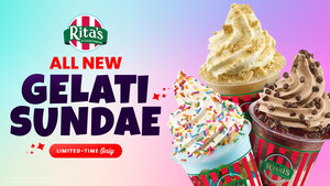Rita's Italian Ice Levels Up Its Iconic Gelati with New Gelati Sundae