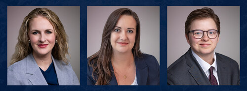 (l-r) Olivia St. Clair Long, Jessica Kibbe, M.K. Clayton