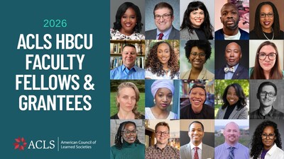 2026 ACLS HBCU Faculty Fellows & Grantees