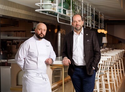 Chef Patrick Kriss and Aaron Ciancone, CEO of Pearle Hospitality. (CNW Group/Pearle Hospitality)