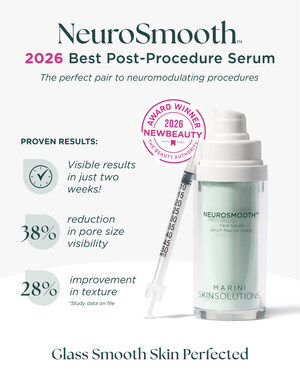 Marini SkinSolutions® NeuroSmooth™ Wins NewBeauty Award for Best Post-Procedure Serum 2026