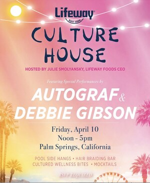 Lifeway Foods to Host Retro-Inspired Wellness House in Palm Springs During Festival Weekend