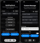 SplitFlapSend presets and custom message screens