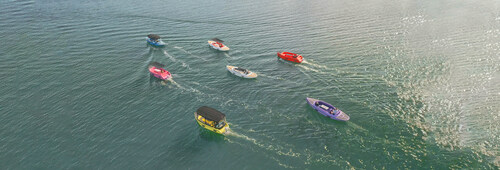 Fleet of Vision Marine boats