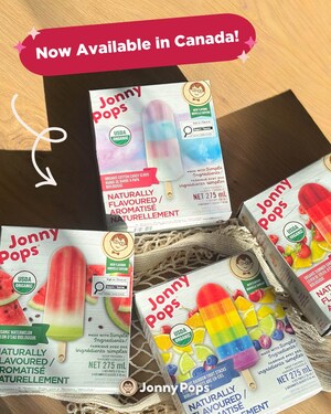 JonnyPops Expands Distribution, Bringing Delicious &amp; Magical Frozen Pops to Canada