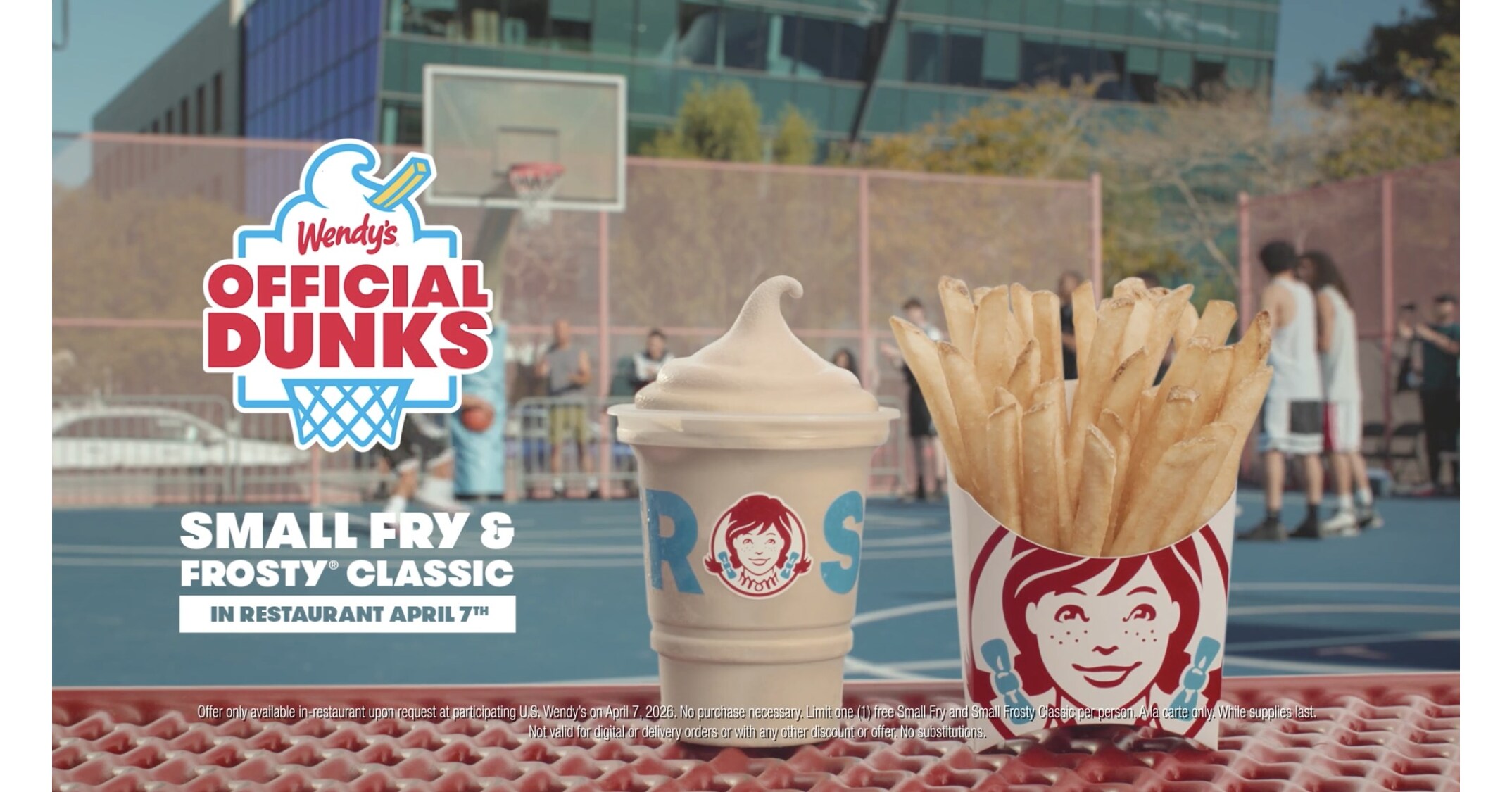 Wendy's is Giving Away Free Fries and Frosty on Tuesday, April 7 Thanks to One Iconic Slam Dunk