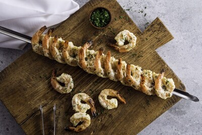 This limited-time Grilled Shrimp is marinated in a flavorful blend of spices, then skillfully grilled by the restaurant’s gauchos and served hot off the skewer for a bold, smoky finish.