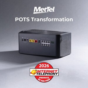MetTel's POTS Transformation Solution Wins Internet Telephony's 2026 Product of the Year Award