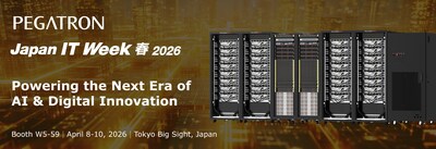 PEGATRON Showcases End-to-End AI Server Solutions and Strengthens Japan Presence at Japan IT Week 2026