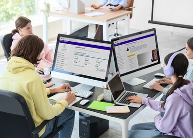 Students explore Edmentum's MajorClarity career exploration platform, which integrates Lexile reading measures and Quantile math measures.