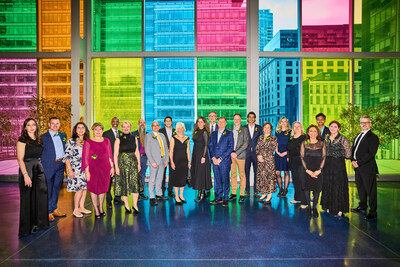 The 25 new members of the Palais des congrès’ Ambassadors Club. 
© Olivier Samson Arcand / Cosmos Image (CNW Group/Palais des congrès de Montréal)