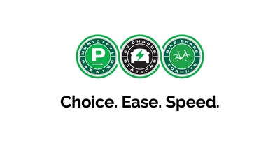 Choice. Ease. Speed. (CNW Group/The Toronto Parking Authority) Choice. Ease. Speed. (CNW Group/The Toronto Parking Authority)