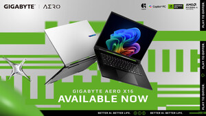 GIGABYTE ประกาศวางจำหน่าย GIGABYTE AERO X16 มอบประสิทธิภาพ AI เจเนอเรชันใหม่ในดีไซน์บางเฉียบรุ่น มาพร้อม Copilot+ PC