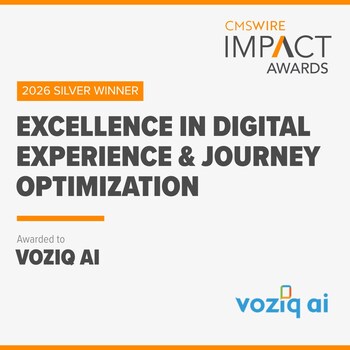 VOZIQ AI Wins Silver in CMSWire’s 2026 IMPACT Awards for Excellence in Digital Experience and Journey Optimization