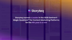 Storyteq named a Leader in 2026 Gartner® Magic Quadrant™ for Content Marketing Platforms