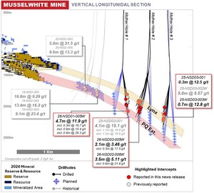 Orla Mining Discovers Additional High-Grade Zones at Musselwhite Two Kilometres Down Plunge