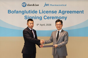 Gan &amp; Lee Pharmaceuticals Signs Exclusive License Agreement with JW Pharmaceutical, the Leading South Korean Pharma, to Advance the Global Commercialization of the Innovative GLP-1 Receptor...