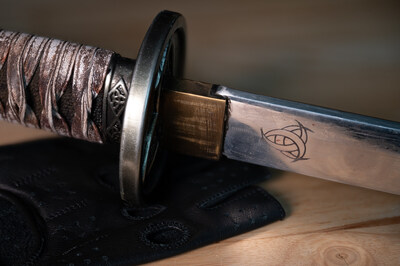 Michonne's Katana and Gloves