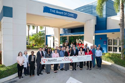 MCVI at West ribbon cutting with Memorial staff and members of the South Broward Hospital District Board of Commissioners