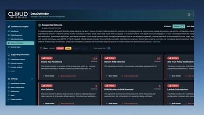 DataDefender Suspected Attacks
