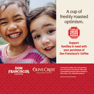 Don Francisco's Coffee Builds on its Partnership with Olive Crest to Support Families During National Child Abuse Prevention Month