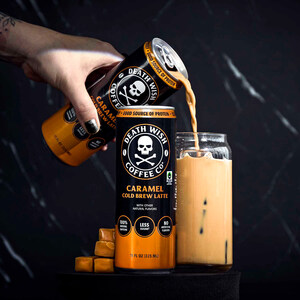 Death Wish Coffee Co. Expands Ready-to-Drink Lineup with New Better-For-You Caramel Cold Brew Latte