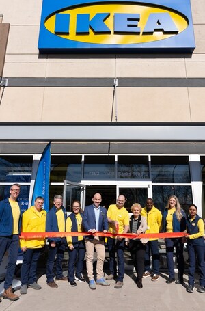 IKEA Canada celebrates the opening of the Kelowna Plan and order point