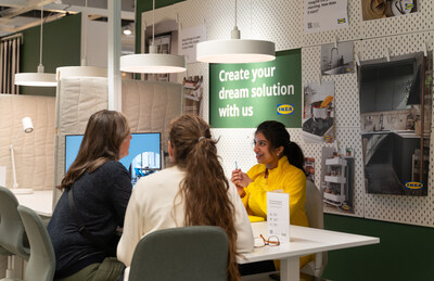 Plan and order points are one of the many ways the renowned home furnishing retailer is making affordable home furnishings and services more convenient and accessible. Customers can book appointments with IKEA experts to design, order, and purchase complex home furnishing solutions for the kitchen, bedroom, living room, and bathroom. (CNW Group/IKEA Canada Limited Partnership)