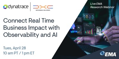 Connect Real Time Business Impact with Observability and AI webinar