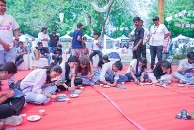 New Delhi, India, VolFest - an annual festival that celebrates the power of volunteering with more than 80 NGOs from across India.
