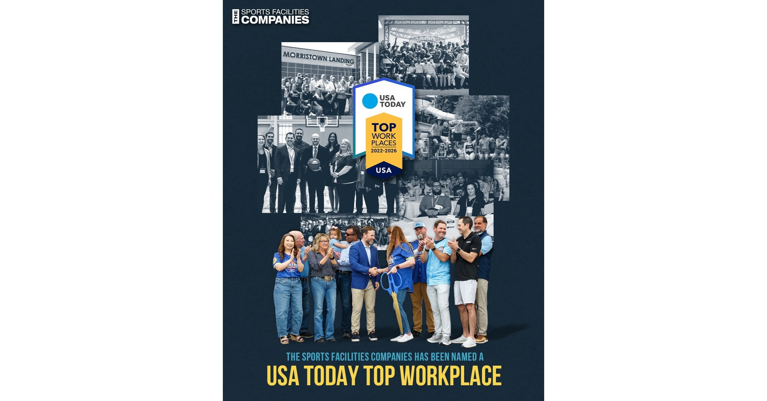 Five Years Running: The Sports Facilities Companies Named a USA TODAY Top Workplaces National Award Winner