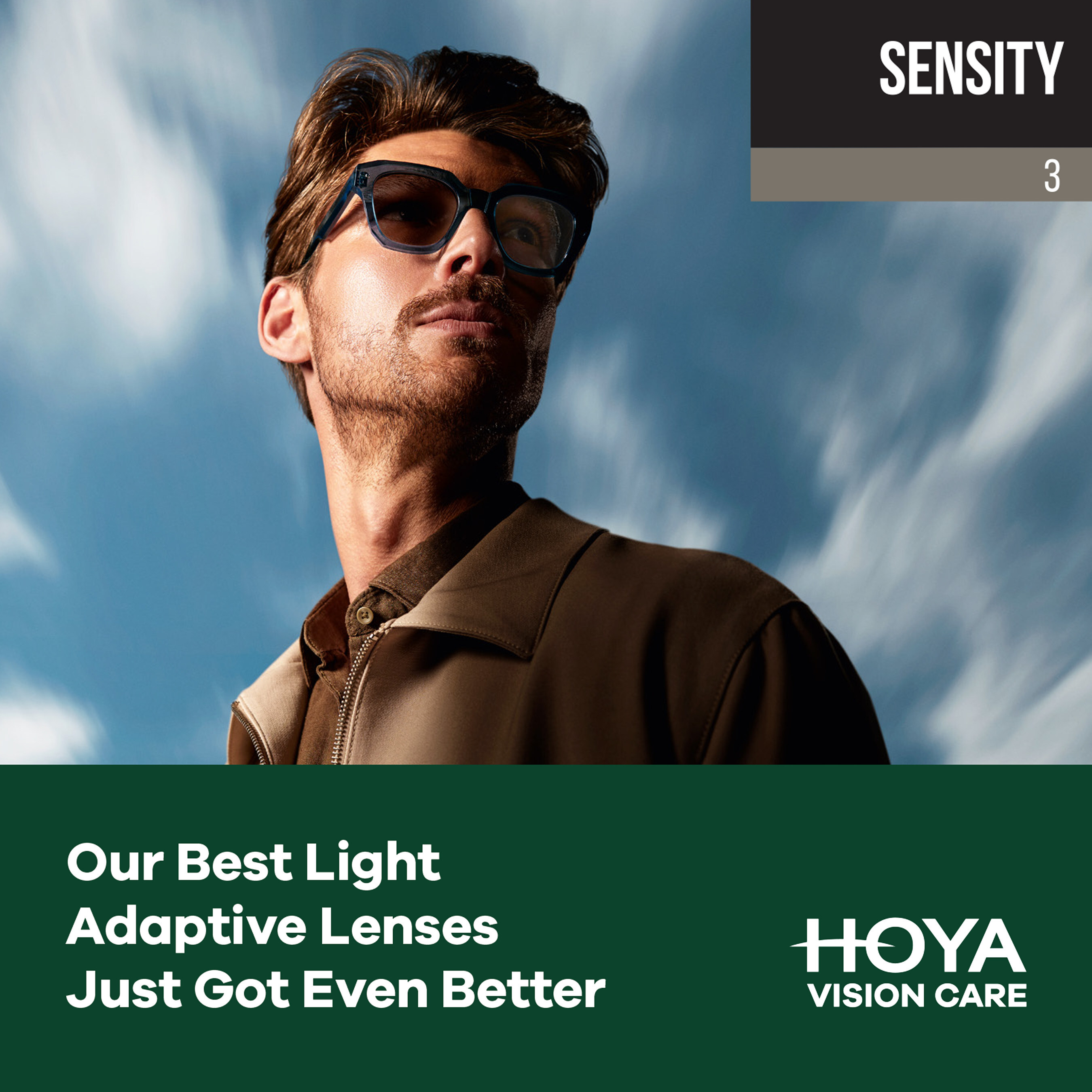 HOYA Vision Care Announces Sensity® 3, the Third Generation of Sensity® Light-Adaptive Lenses, Addressing Patients' Desire for Longer Activation Life and Color Stability