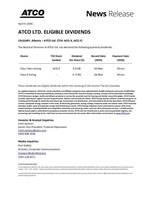 ATCO LTD. ELIGIBLE DIVIDENDS
